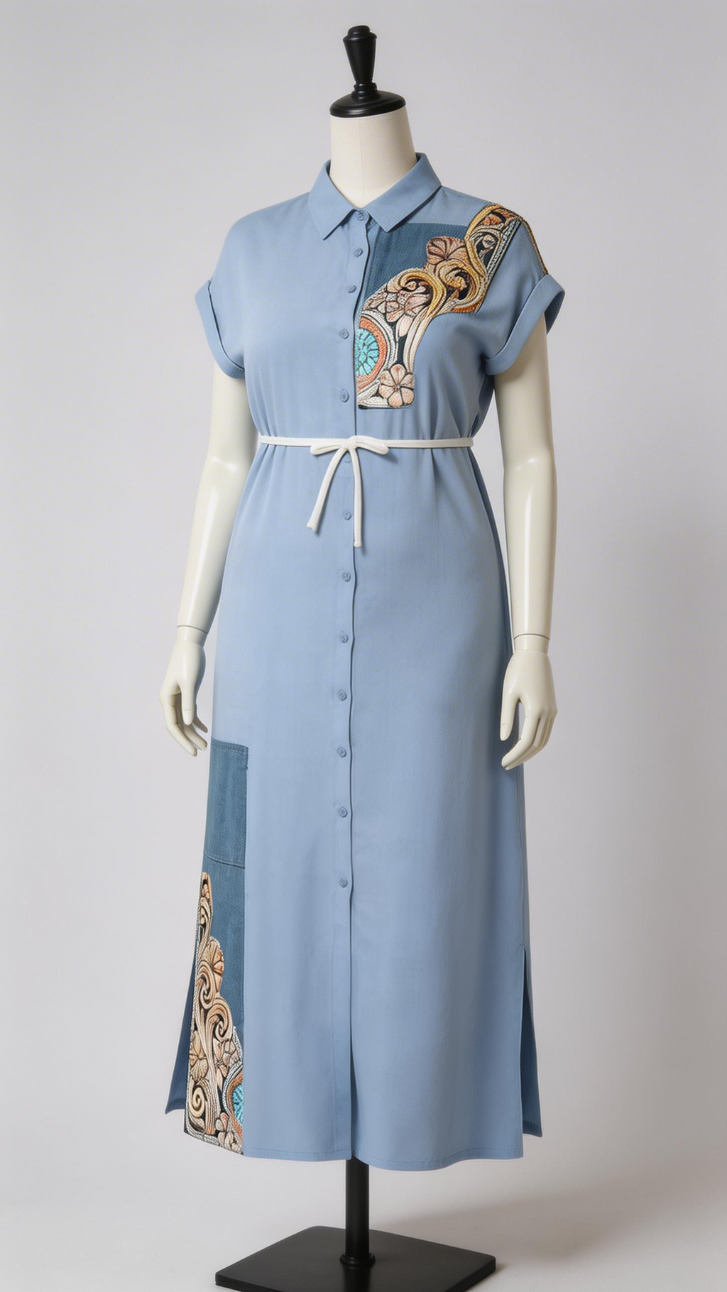 فستان قميص (Shirt Dress)