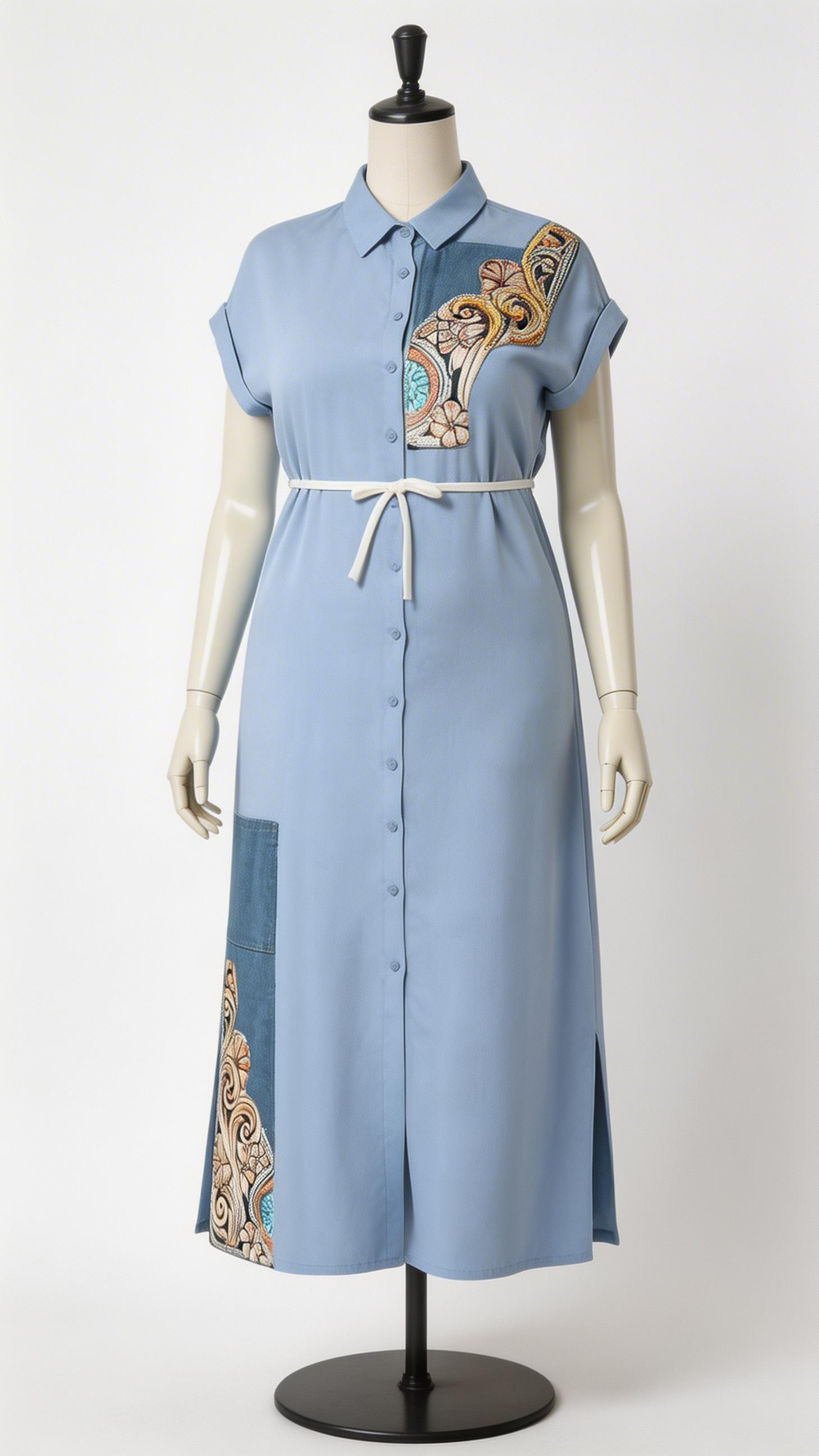 فستان قميص (Shirt Dress)
